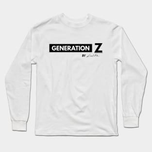 Generation Z white letters Long Sleeve T-Shirt